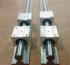 Linear Bearing Slide SBR12-1000MM 2Pcs RAILS+4PCS Blocks For Cnc tu
