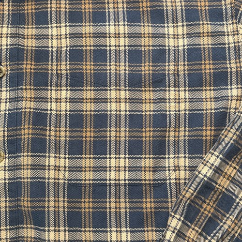 Vintage L.L. Bean Shirt Men's Large Blue Plaid Button Up Y2K 2000's - Picture 3 of 8