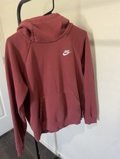 Nike Women s Solid Pullover Hoodie Long Sleeve w/ Pockets Size S