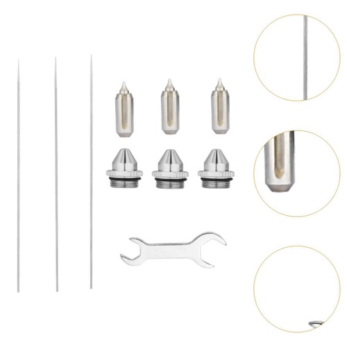 Accessori per spruzzatura aerografo da 3 pcs kit di ugelli aerografo Upgrade - Foto 2 di 5