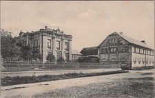 Photo, postcard, houses in Ronneburg D/126