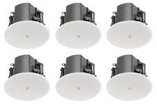 6 JBL Control 412C/T 3" Commercial 70v/8-ohm Ceiling Speakers For Restaurant/Bar