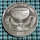 1971 Krewe of COMUS / Feasts & Festivals  .999 FINE SILVER Mardi Gras Doubloon