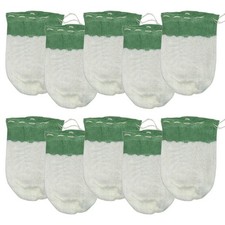 Tenalleys 10pcs Propane Lantern Mantles String Tie One Size, White 