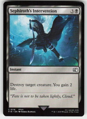 Sephiroth's Intervention 116 Common FINAL FANTASY MTG NM