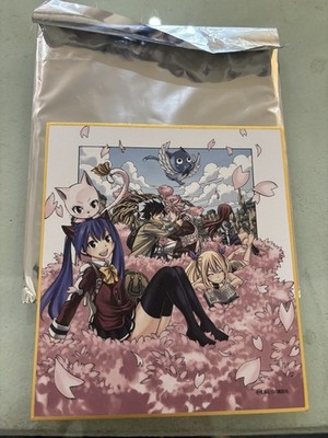 Fairy Tail Kirschblüten Gruppen Shikishi Art Board Japan Selten Exhibition