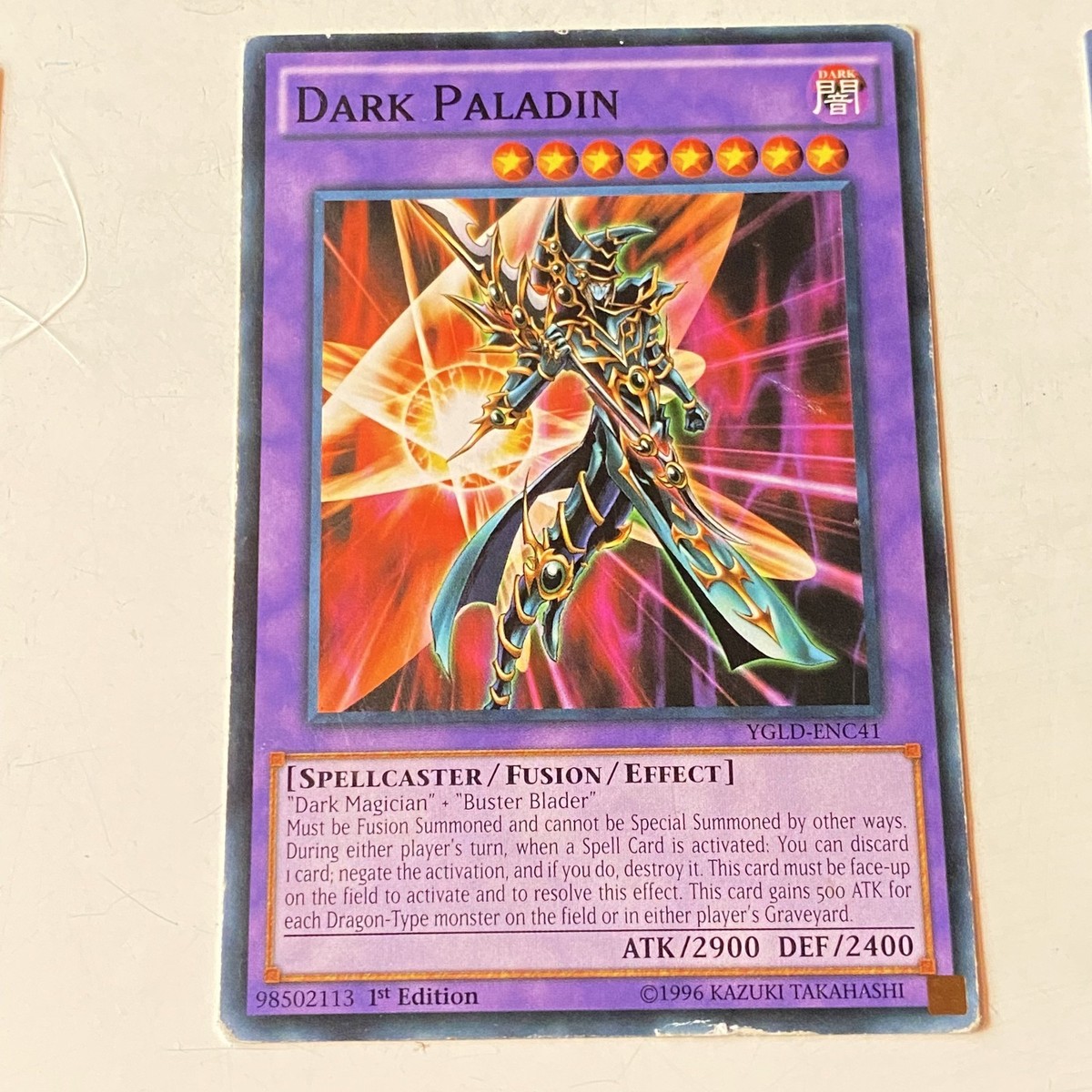 Dark Paladin - 1st Edition - Yu-gi-oh TCG | eBay