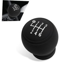 Car Gear Shift Knob Cover, 6 Speed Silicone Anti-Slip Gear Shift Protector,