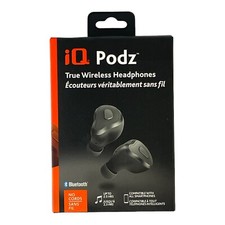 iQ Podz True Wireless Headphones Bluetooth 2.5 Hour Battery Life For Smartphones