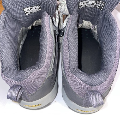 Keen Womens Oakridge Size 8 Waterproof Hiking Shoes Boots Gray Purple 1015356 (2 - Picture 6 of 13