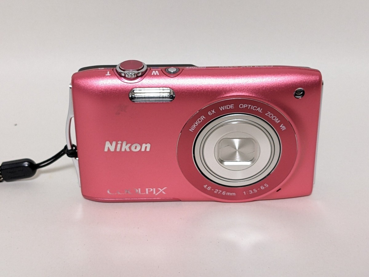 Nikon COOLPIX S3300 16.0MP Compact Digital Camera Pink From Japan a278