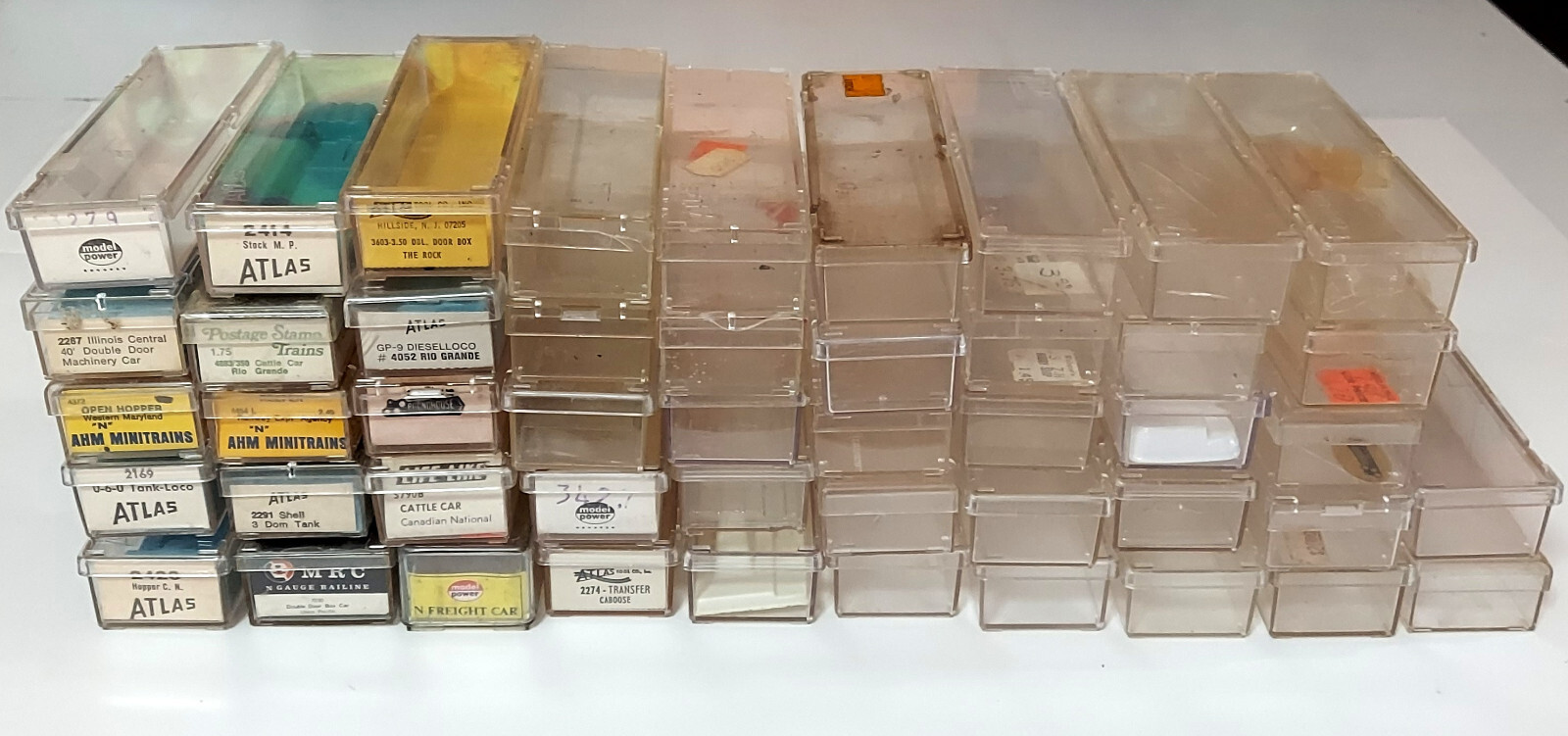 Lot 47 N Scale Empty Jewel Cases eBay