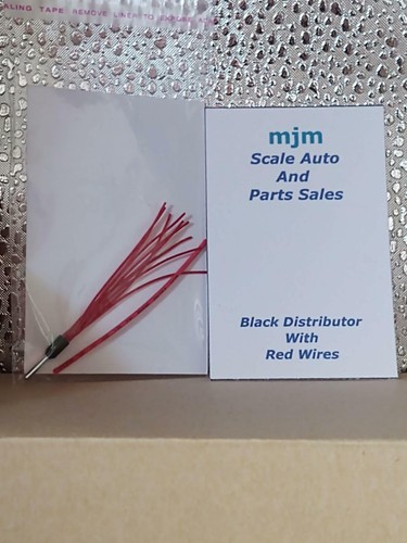 Black Prewired Distributor Your Choice of Wire Color With Red Boot Material - Picture 7 of 9