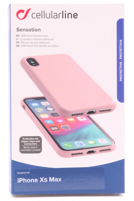 Schutz Hülle iPhone XS Max Case Cover Soft Touch Case Sensation Cellularline 593