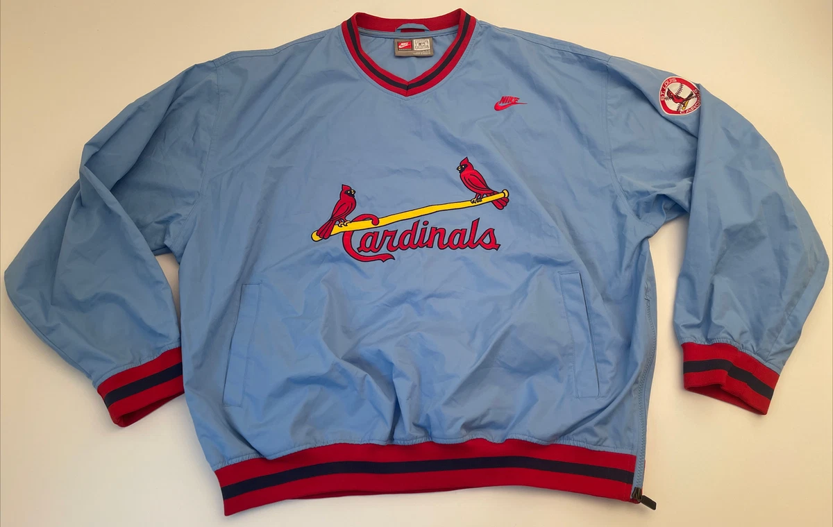 St. Louis Cardinals Nike cooperstown collection pullover Jacket Windbreaker  XL