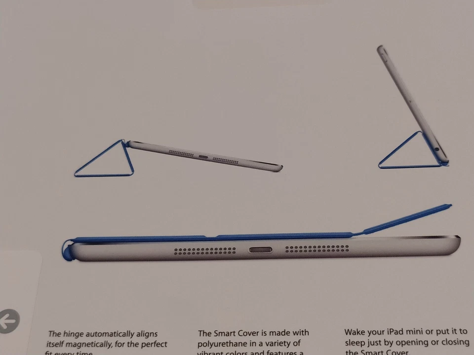 Official Genuine APPLE IPAD MINI Smart Cover - Green - 7.9” - Red - NEW - Image 4 of 4