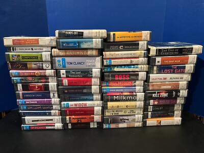 Audio Books on CD  Various Titles   -   Authors A-E to choose from ex-library
