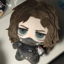 10cm The Winter Soldier Bucky Barnes Plush Nunu Body Doll Toy KeyChain