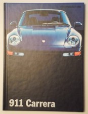 Brochure PORSCHE 911 CARRERA orig 1995 tedesca Mkt HARDBACK depliant - 993 4