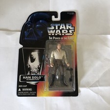 Kenner Star Wars Power Of The Force Red Card Han Solo In Carbonite Block Action