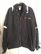 Bulwark FR Zippered Jacket L-RG Navy Blue Reflective 10.6 ATPV