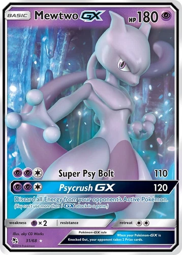 Mewtwo GX Pokémon TCG Cards