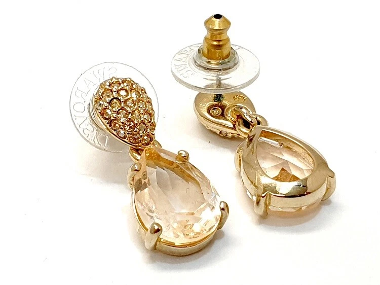 Original Swarovski Ohrstecker Ohrschmuck Vergoldet – alte Kollektion - 3 - Bild 2 von 2