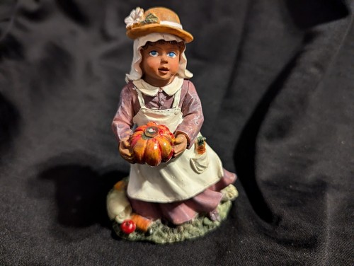 K's Collection Thanksgiving-Figur, Frau mit Kürbis, 4 1/2" H-GEBRAUCHT - Bild 6 von 10