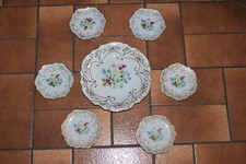 Ancien service à pralines et 6 assiettes en porcelaine Très Bon Etat!