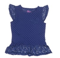 Epic Threads Little Girls Dotted Lace-trim Navy Size 6x on sale Epic Threads Little Girls Dotted Lace-trim Navy Size 6x on sale