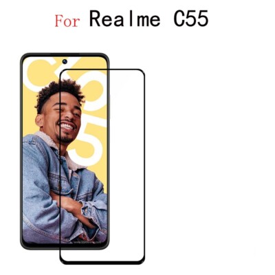 realme C 71/67/65/61/63/55/35/33 Display Schutzglas 9H Panzerfolie Fullscreen