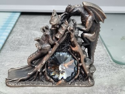 Myth & Magic DONT PUSH ME Nr. 3152 Tudor neuwertige DRACHEN AUF EINEM DIA.