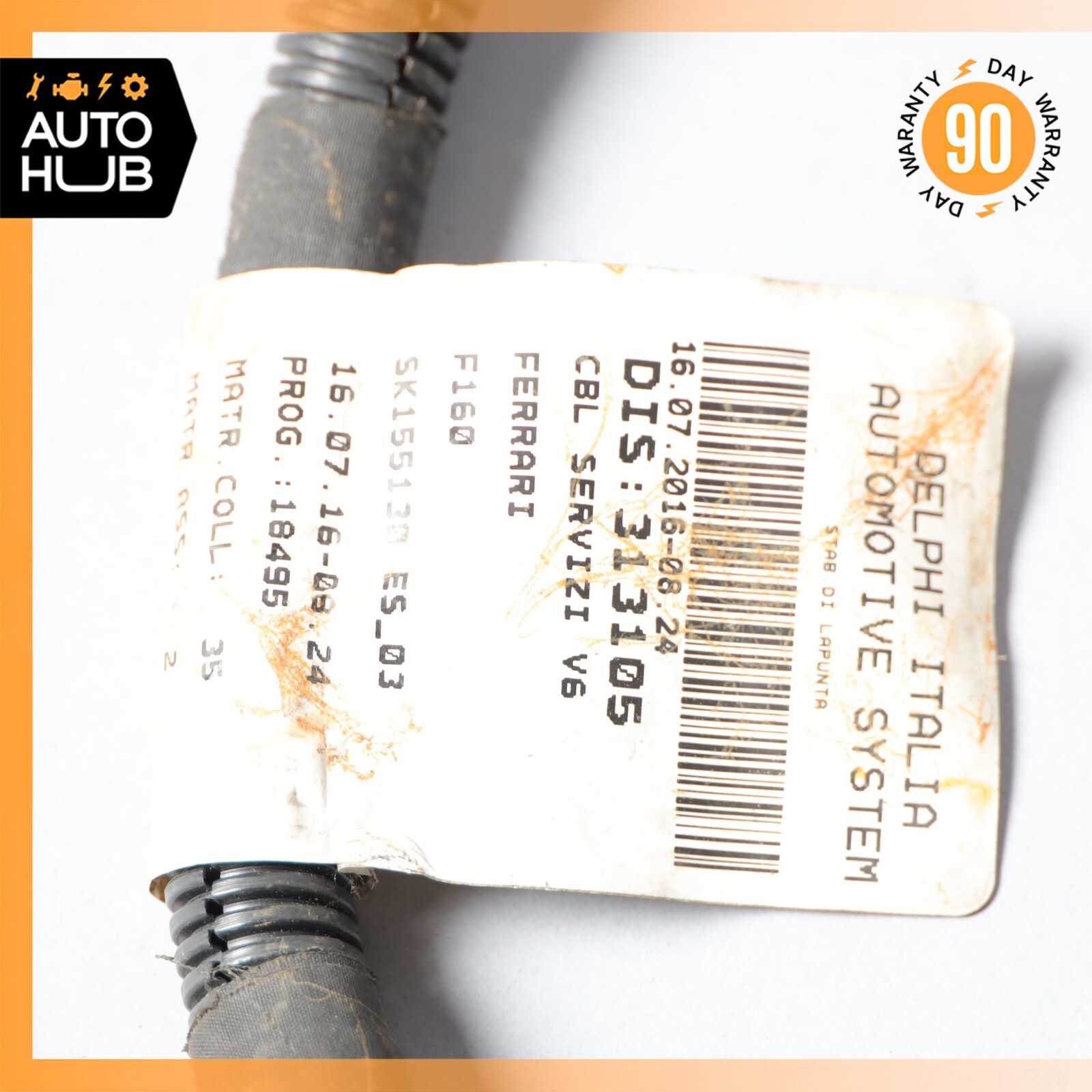 17-21 Maserati Levante S M161 3.0L Engine Alternator Starter Wire Harness OEM