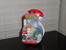WICKED COOL TOYS 2020 POKEMON BATTLE FIGURE PACK MUNCHLAX+SCORBUNNY 2-PACK
