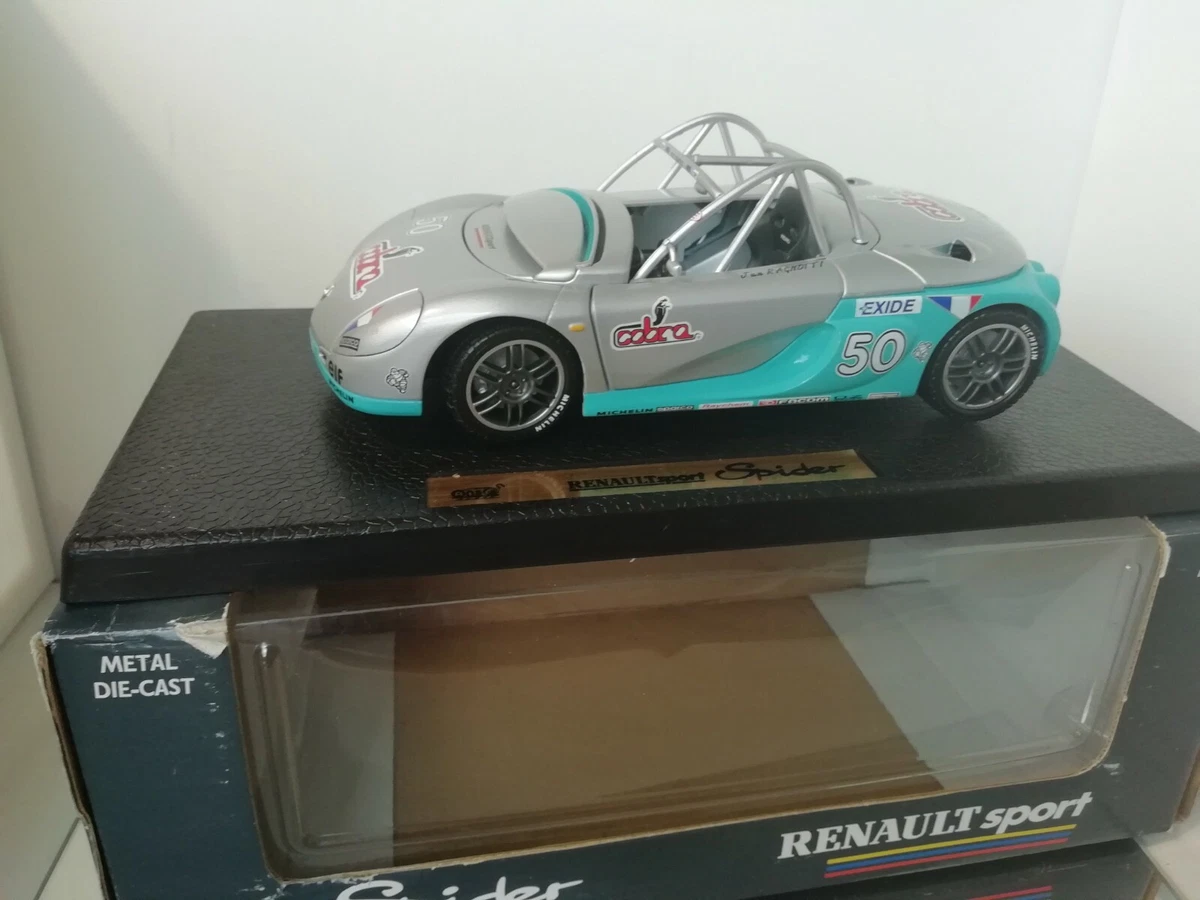 RENAULT SPORT SPIDER cabriolet rge 1/18 ANSON 30350 voiture miniature