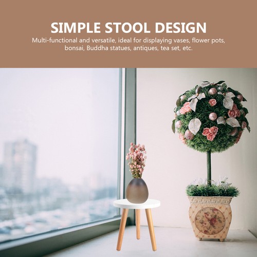 Flower Stand Decorative Stool Small Stools for Plants High Round - Picture 7 of 12