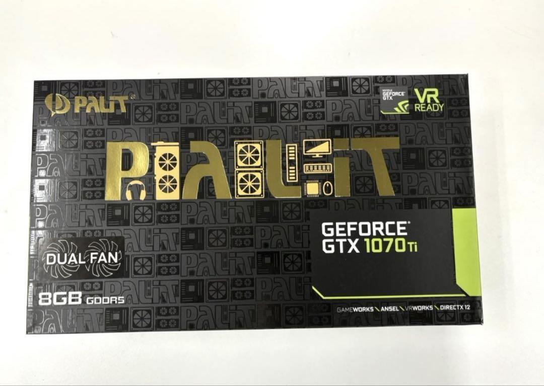 Palit GeForce GTX1070Ti DUAL 8G 256bit DVI 3-DP HDMI unused