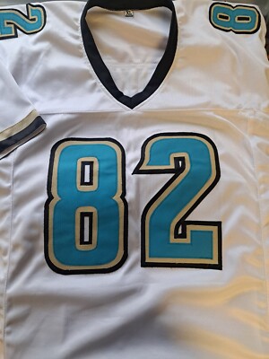 Jimmy Smith Jacksonville Jaguars Signed White Jersey XL Autograph