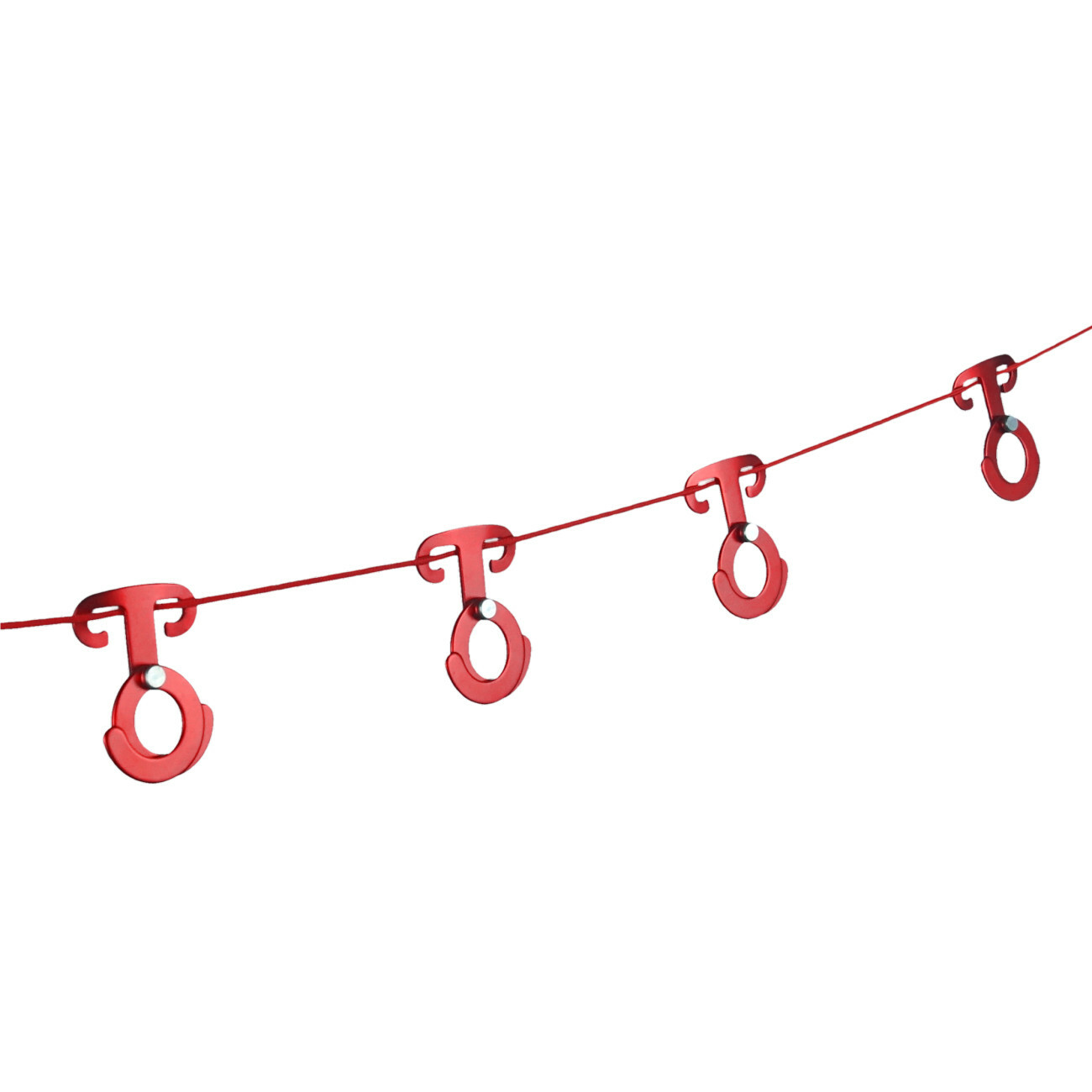 Lomo Anchor Clip Set With Line 8-piece