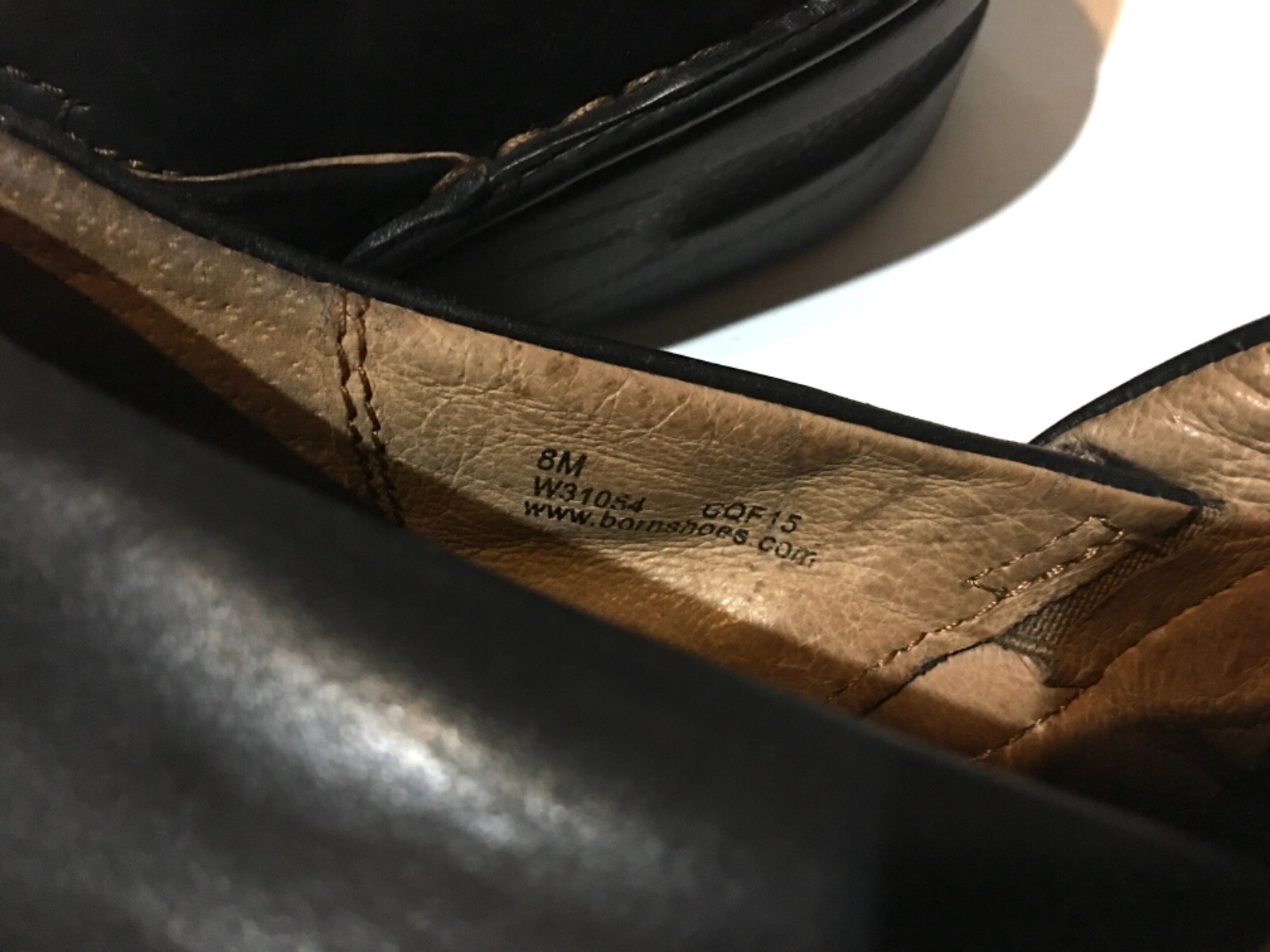 BORN BLACK LEATHER CLOGS LADIES SIZE 8M SLIP-ON COMFORTABLE WORK SHOES