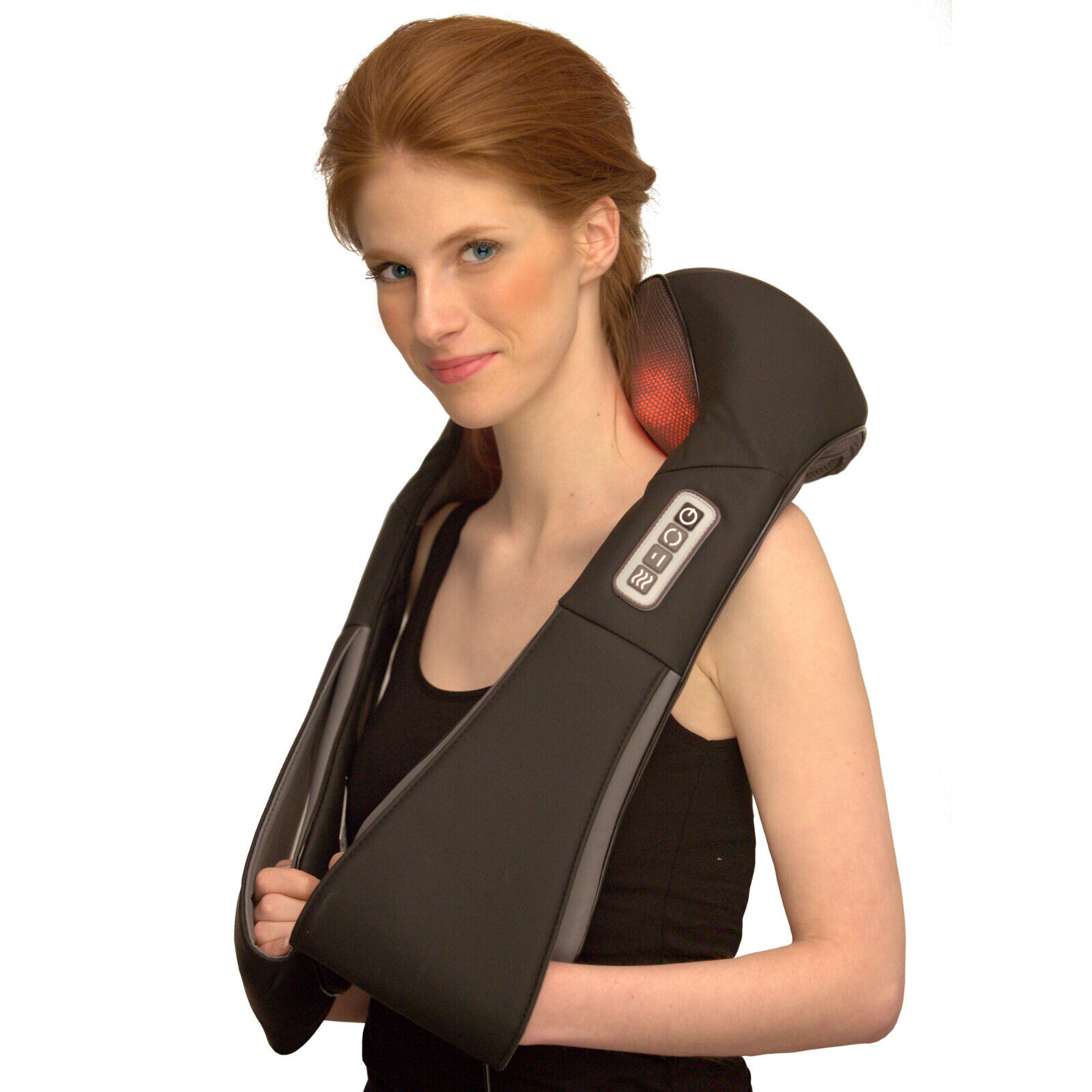 Donnerberg Shiatsu Nacken- und Rückenmassagegerät - Tiefengewebemassage mit Wärme