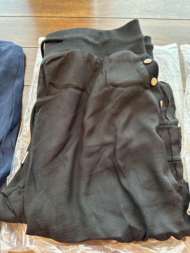 Women's Drawstring Cargo Pants Elastic Waist Casual Capri - NEW Sz L, 4 Colors! - Picture 5 of 8