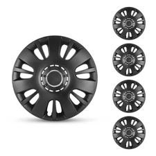 Wheel Covers (4 Pack) of Premium 16" Hubcap OEM Replacements for Steel Wheels