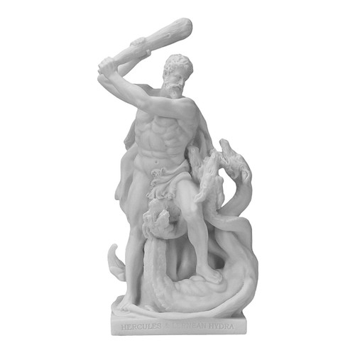 Hercules and Lernaean Hydra Cast Marble Statue Sculpture Copy - 第 1/6 張圖片