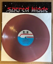 LP:  SACRED BLADE - Of the Sun + Moon   NEW CANADIAN METAL REISSUE VIOLET VINYL