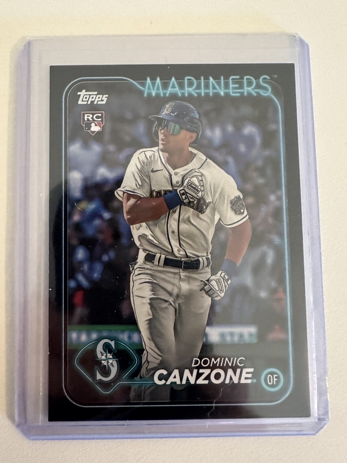 2024 Topps Dominic Canzone Black Parallel 17/73 #195 Series 1