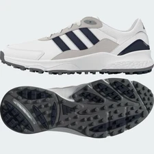 New Adidas SW 5540 White/Navy Spikeless '24 Golf Shoe Men's Size 9 JI4028