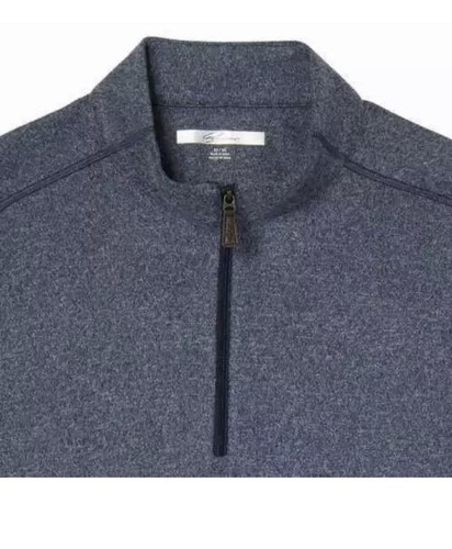 NEW!!! Greg Norman Mens 1/4 Zip Pullover Sweatshirt (Navy & Size Small) - Afbeelding 2 van 5