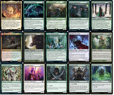 Elite Commander Elf/Wolf Deck - Voja - Naya - Very Strong - 100 Card - MTG!!! 