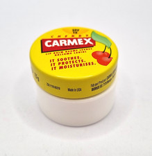 Image of 💜 Carmex SPF 15 Cherry Lip Balm Protection Moisturising Pot 7.5g
